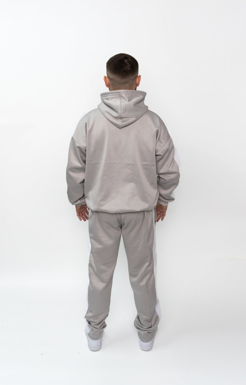 Swag suit - Grey & white - V3 - open leg